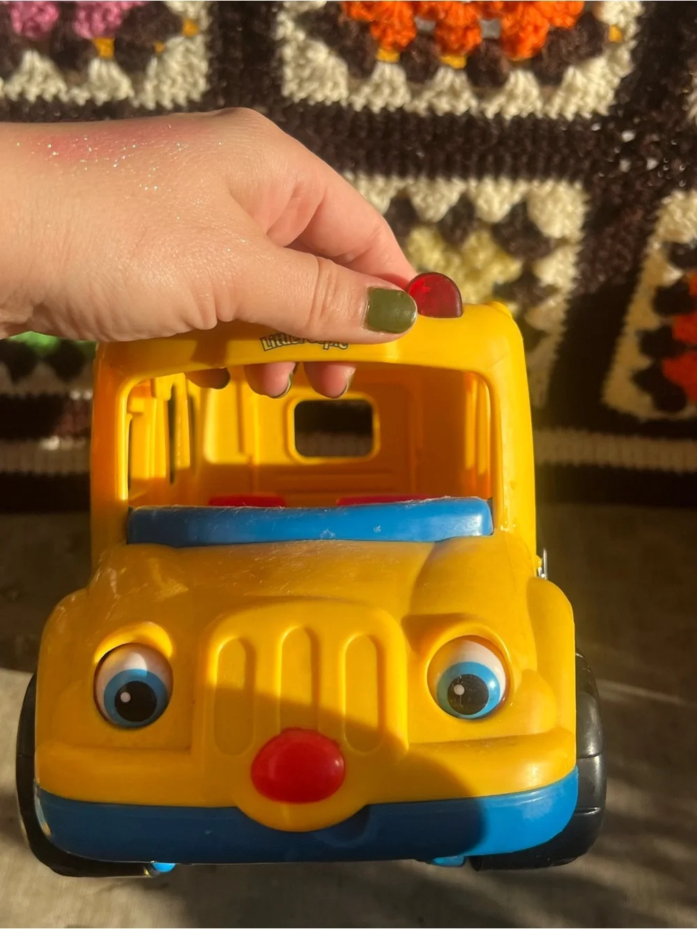 Fisher Price Little People Yellow School Bus with Driver & Kids